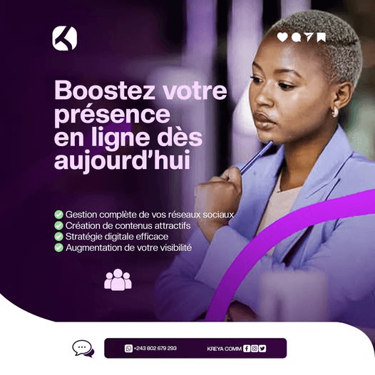 Kreya Comm — Boostez votre présence en ligne